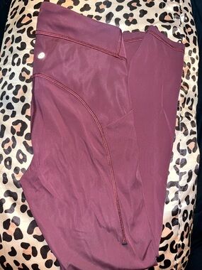 lululemon athletica Deep Plum Workout Leggings
